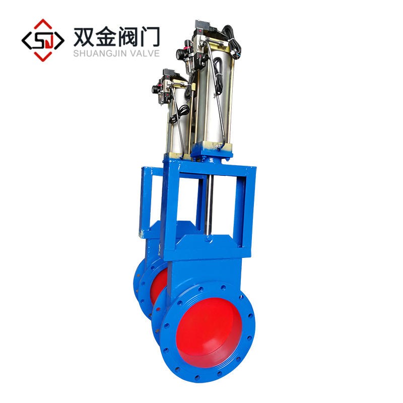 气动圆形插板阀